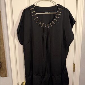 Apt. 9 Black Beaded Women's Blouse